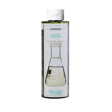 Korres Σαμπουάν κατά της Αντρικής Τριχόπτωσης με Κυστίνη & Ιχνοστοιχεία 250mL